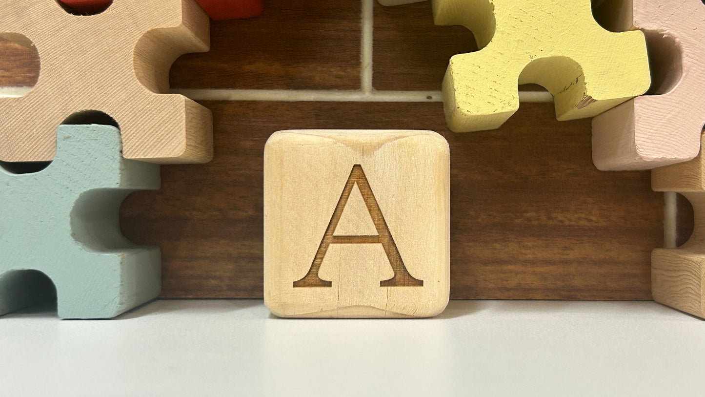 アルファベットの積み木(26個入)