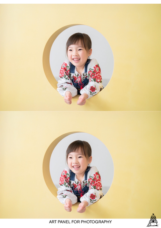 【穴あき丸型】（幅90×奥行10×高さ90cm）